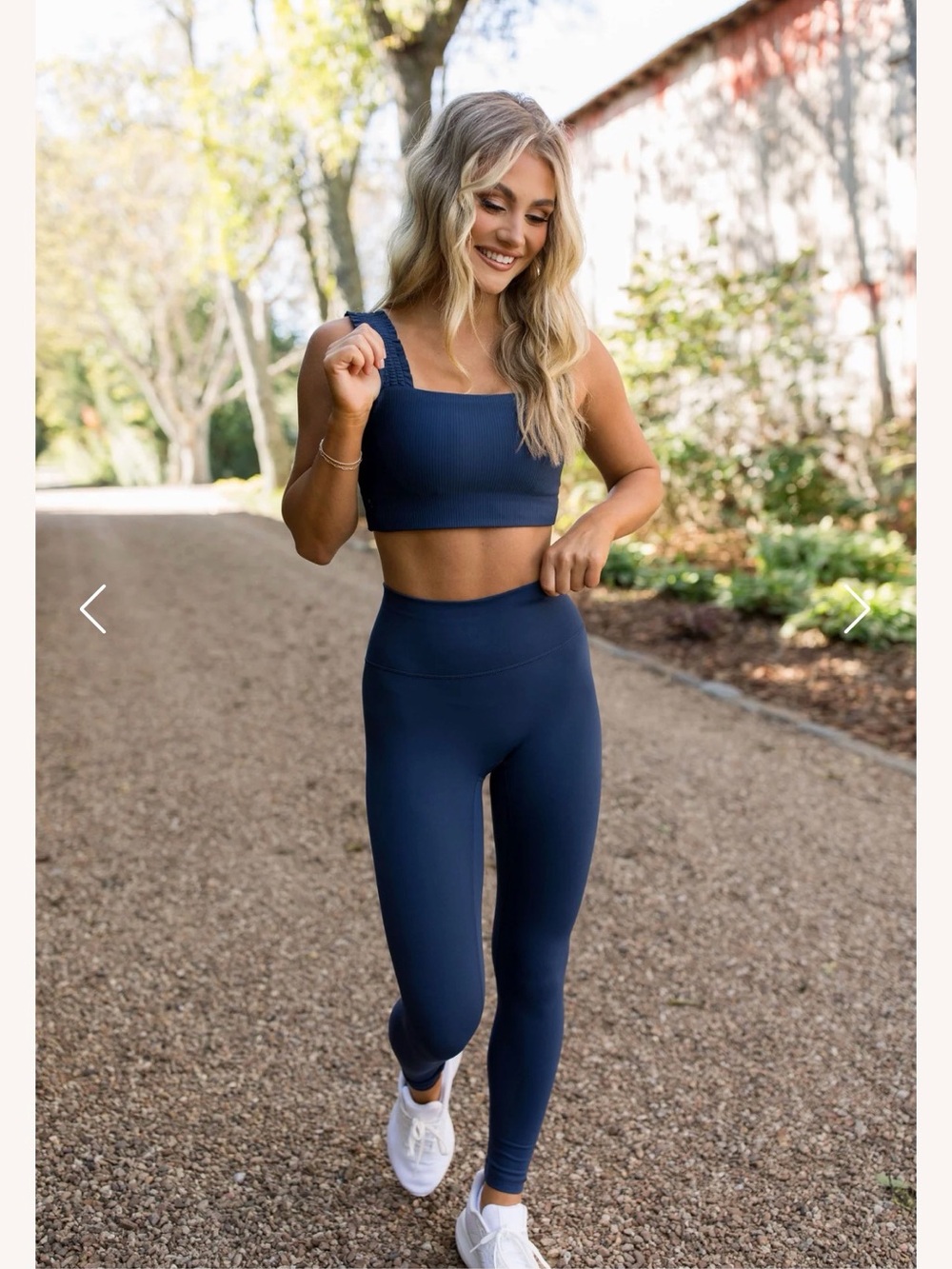 Salt Project Brushed Energy Legging in Navy